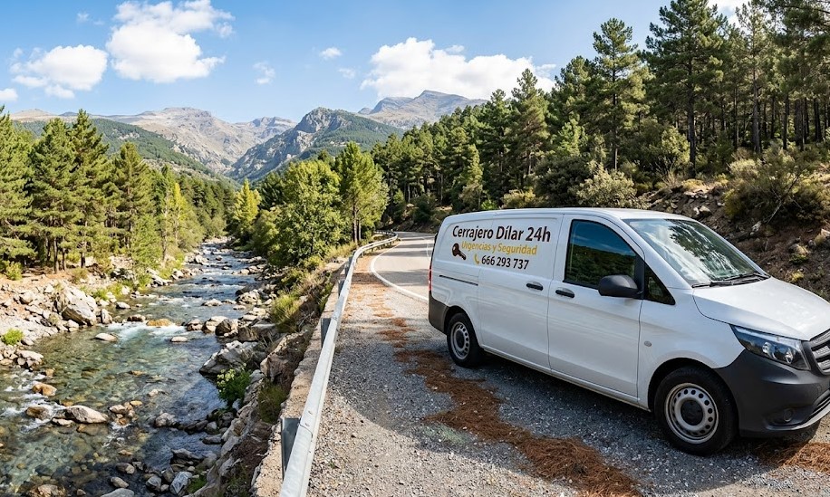 Furgoneta Cerrajero Dílar Granada 24h
